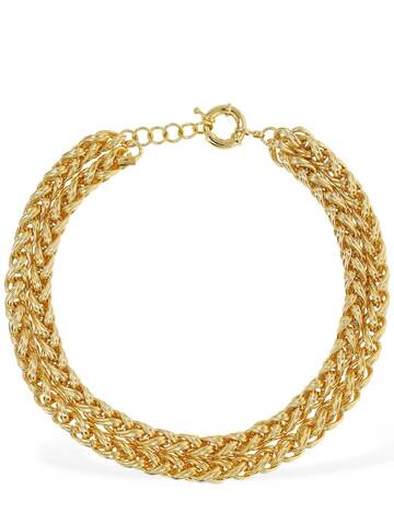 DESTREE Elizabeth Double Chain Necklace in gold