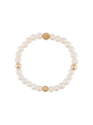 nialaya jewelry pearl bracelet in white