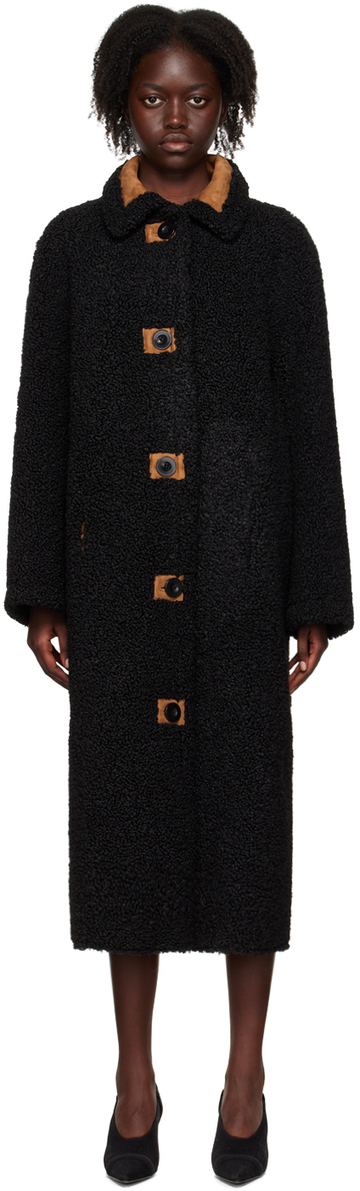 stand studio black kenca coat