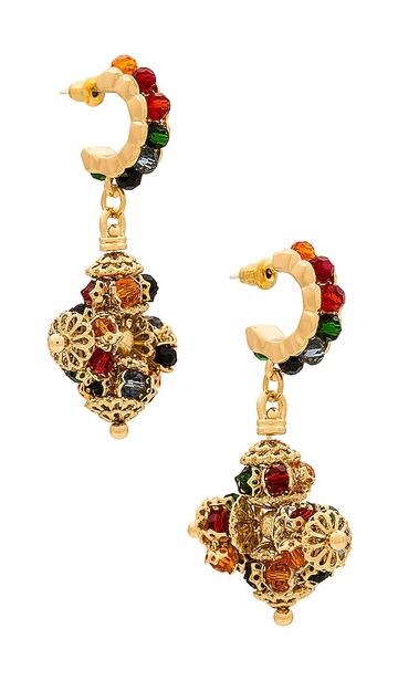 8 other reasons when in rome earrings in metallic gold