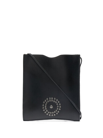 10 CORSO COMO logo-studded leather shoulder bag in black
