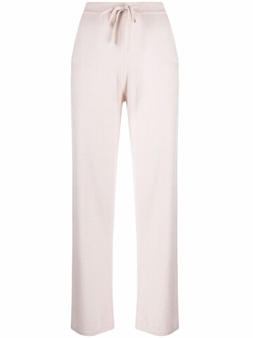 chinti and parker drawstring-waist cashmere wide-leg trousers - neutrals