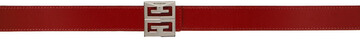 Givenchy Red 4G Reversible Belt in pink