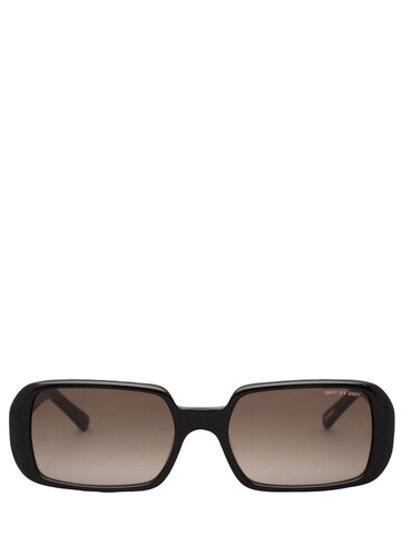 DMY BY DMY Luca Squared Acetate Sunglasses in black / brown