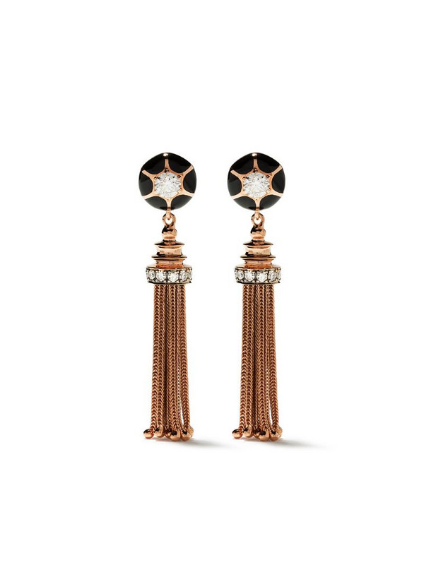 Selim Mouzannar - Diamond, Tanzanite & 18kt Rose Gold Earrings - Womens ...