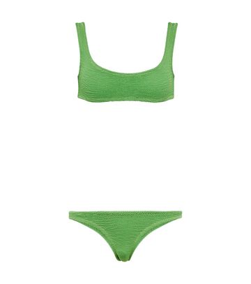 Reina Olga Ginny Scrunch bikini in green