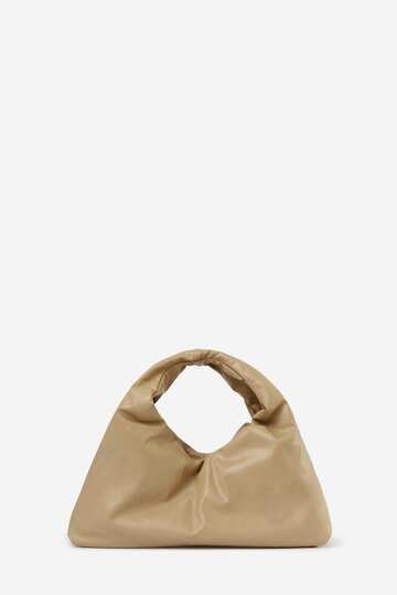 KASSL Editions Anchor Hand Small Oil Bag in beige