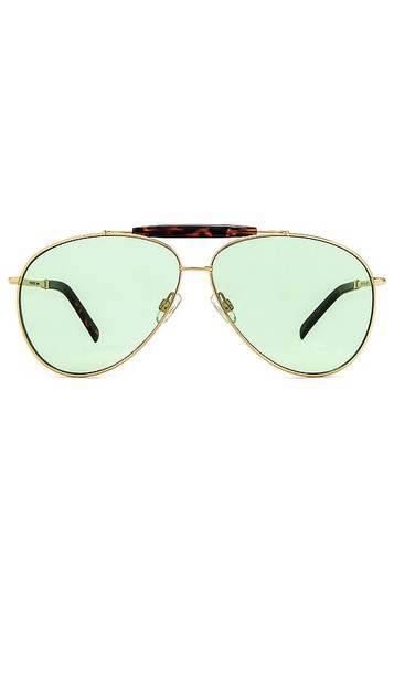 WeWoreWhat The City Sunglasses in Metallic Gold