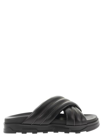 Fabiana Filippi Leather Sandal in black