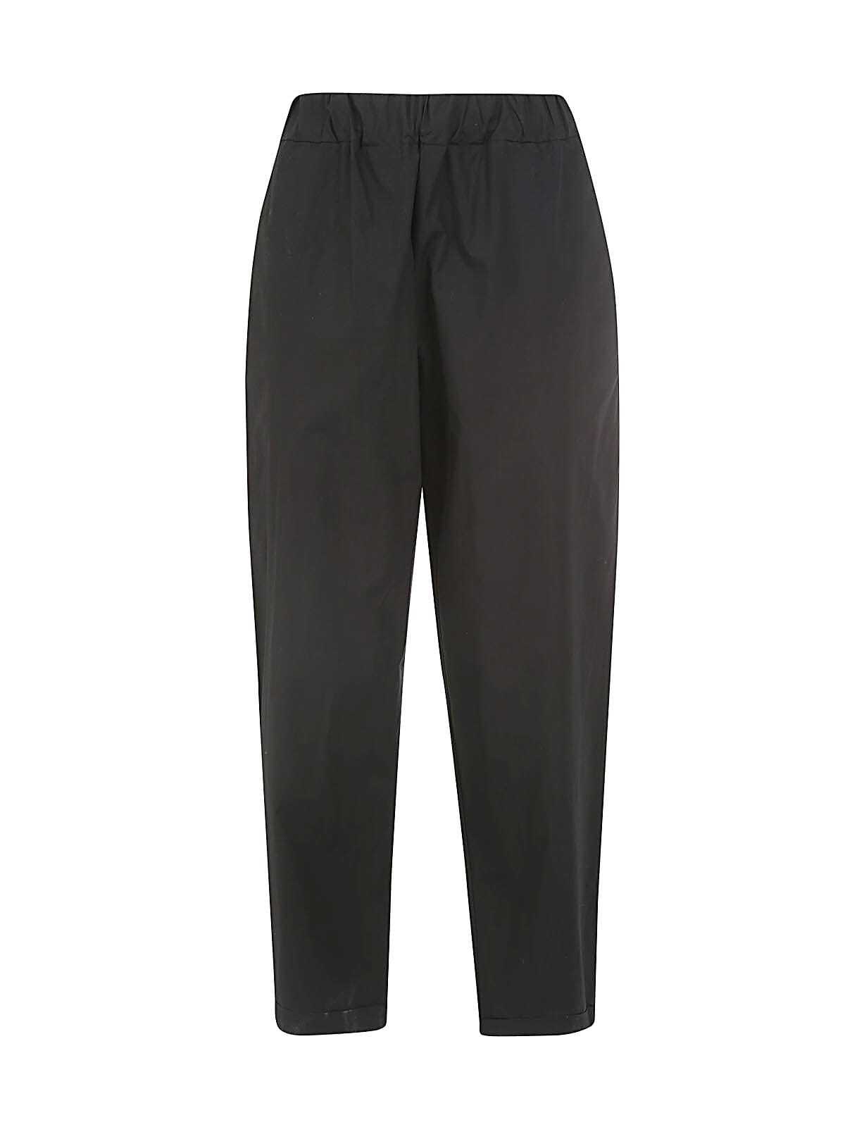Labo.Art Labo. Art Elastic Waist Trousers With Pockets in black
