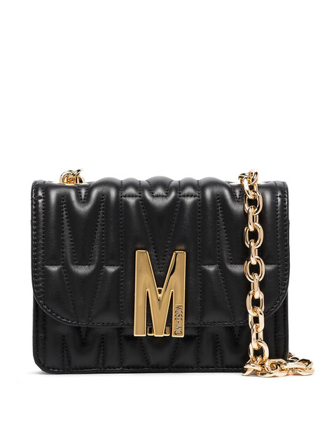 Moschino quilted shoulder bag - Black