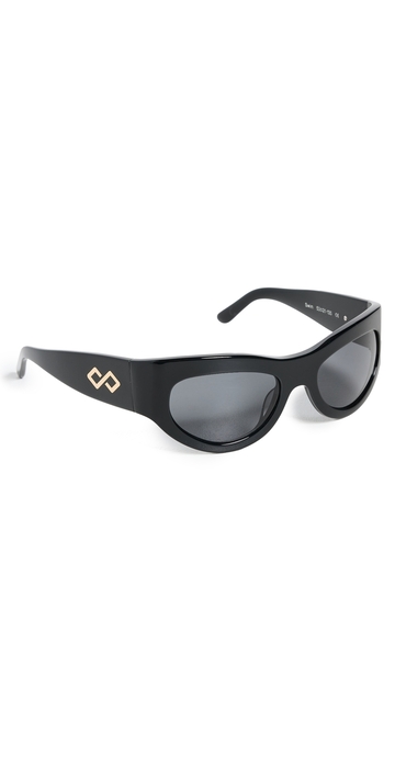 karen wazen swim sunglasses black one size