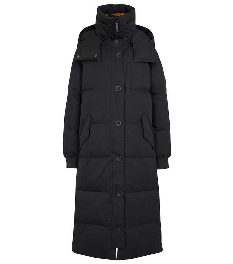 Yves Salomon Army reversible down coat in black