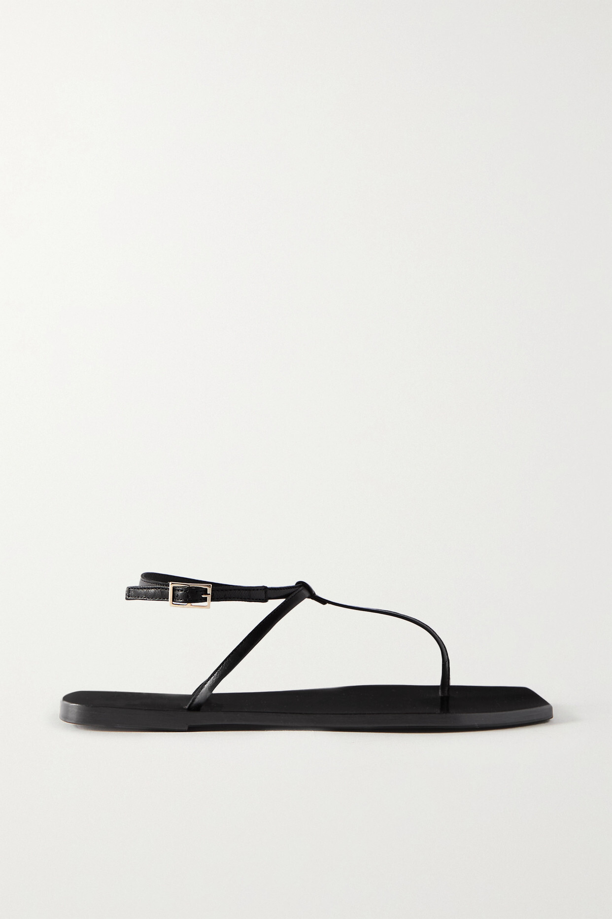 ATP Atelier - Alessandria Leather Slingback Sandals - Black