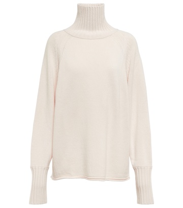 Dorothee Schumacher Wool and cashmere turtleneck sweater in white