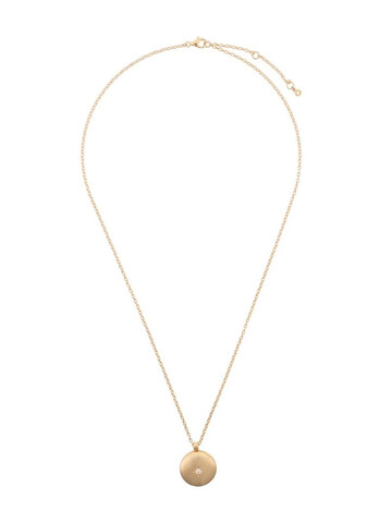 astley clarke medium locket necklace in gold
