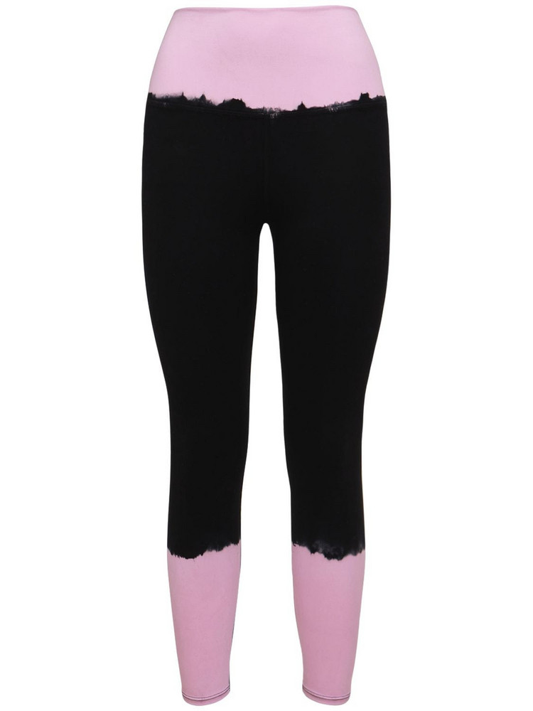 ELECTRIC & ROSE Venice Margin High Waist 7/8 Leggings in black / pink