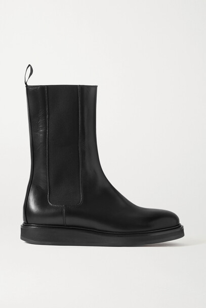 LEGRES - 18 Leather Chelsea Boots - Black