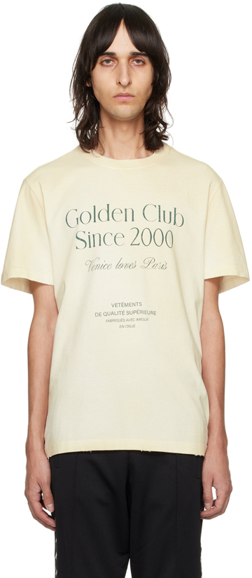 golden goose off-white printed t-shirt