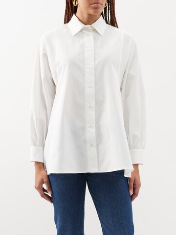weekend max mara - fufy shirt - womens - white