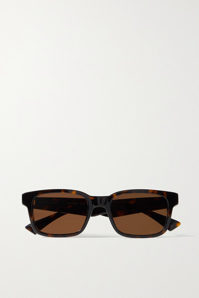 Bottega Veneta - Square-frame Tortoiseshell Acetate Sunglasses - Brown