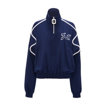 Jw Anderson x Run Hany - Zip Puller Track Top in blue / white