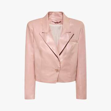Salvatore Santoro Leather Jacket in rose