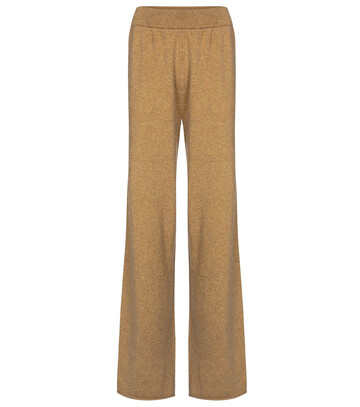 Extreme Cashmere NÂ° 104 cashmere-blend pants in gold