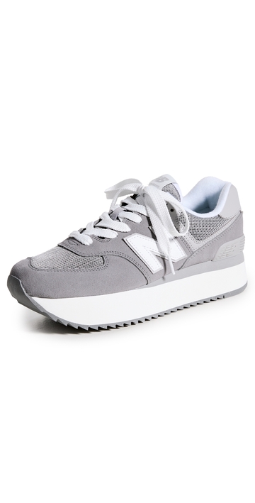 new balance 574+ sneakers grey grey 10