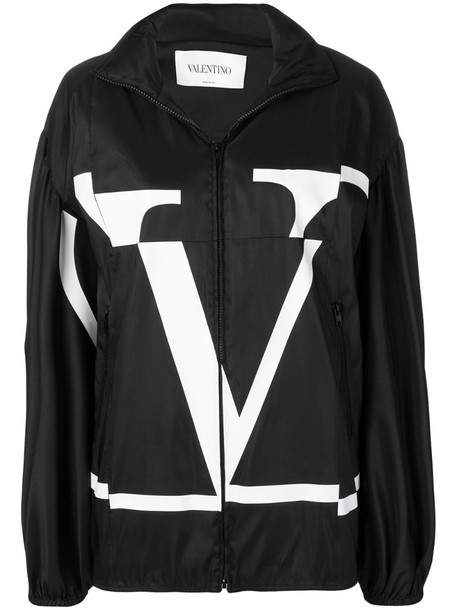 Valentino Deconstructed VLOGO technical jacket in black