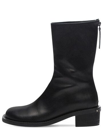 OSOI 40mm Toboo Leather Ankle Boots in black