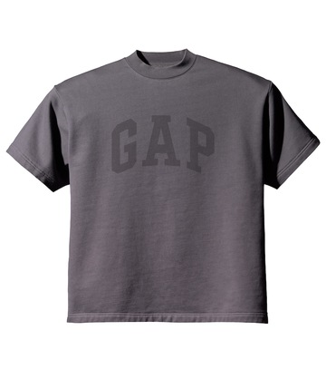Yeezy Gap Engineered by Balenciaga Dove cropped cotton-blend T-shirt in black
