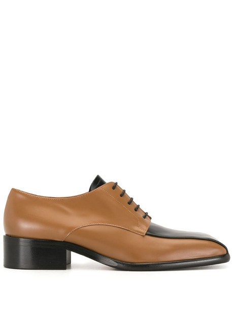 Marni Cordovan two-tone lace-up shoes in brown