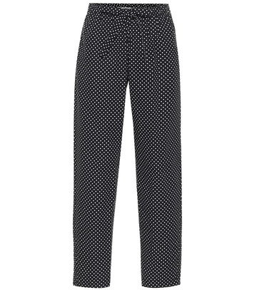 Undercover Dotted cotton pants in black