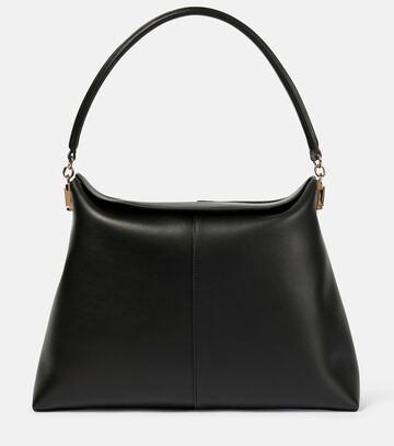 tod's tst medium leather tote bag in black