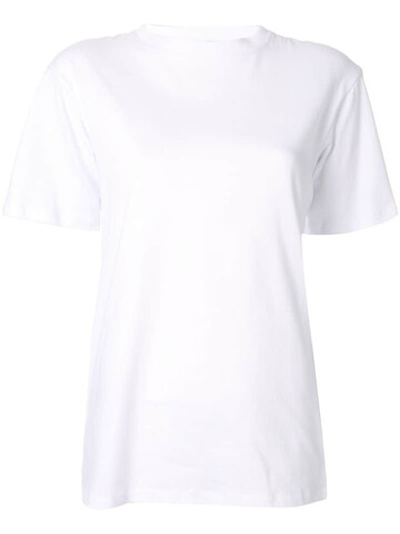 macgraw falling heart t-shirt in white