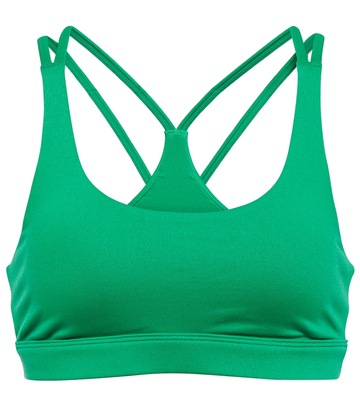 Alo Yoga Airbrush Suspension sports bra in green