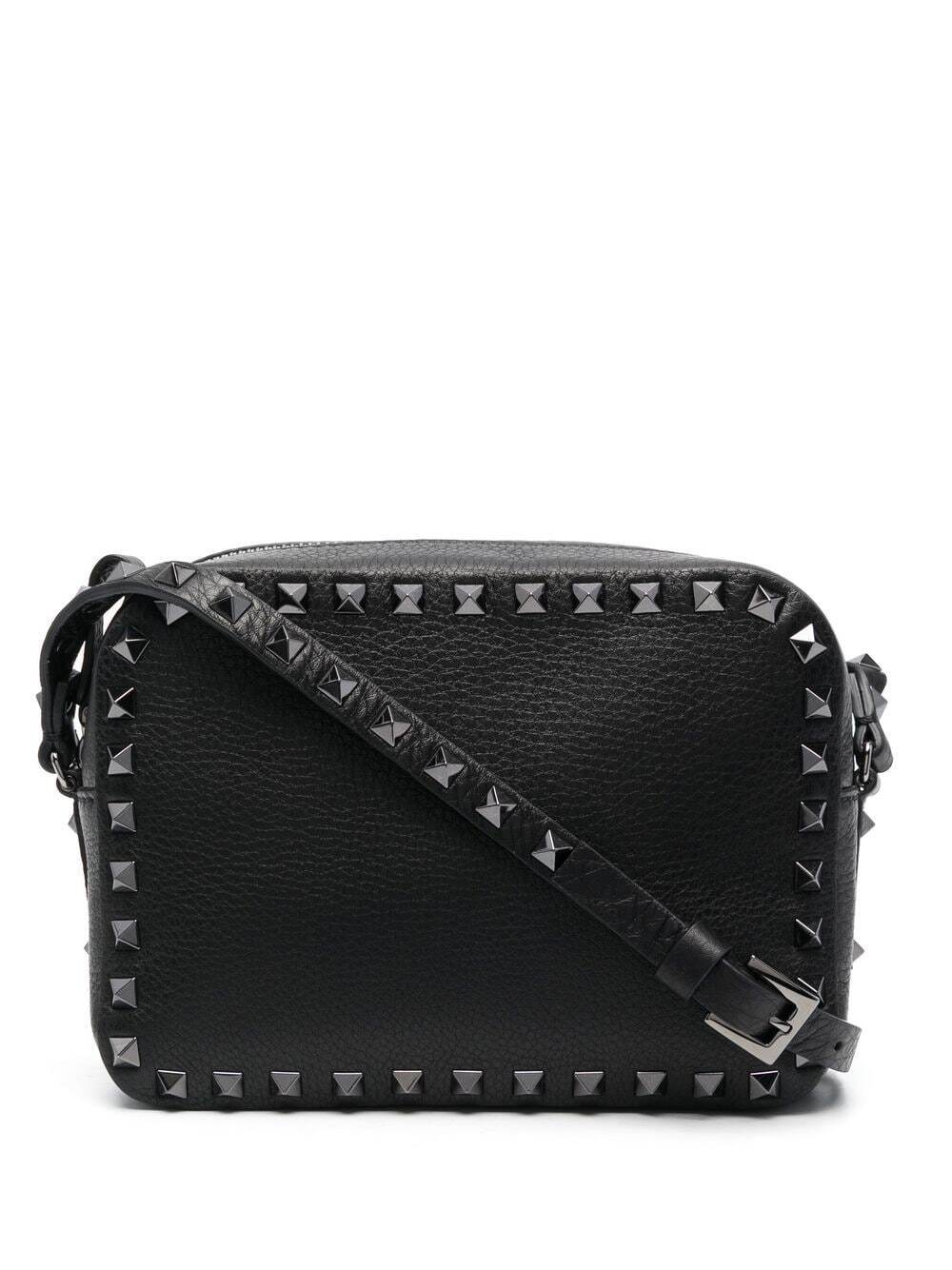 Valentino Garavani Rockstud-embellished crossbody bag - Black
