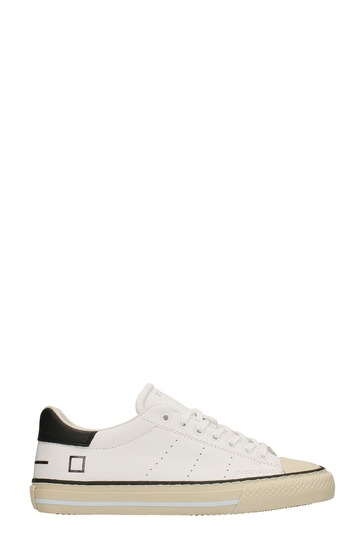 D.A.T.E. D.A.T.E. Linea Sneakers In White Leather