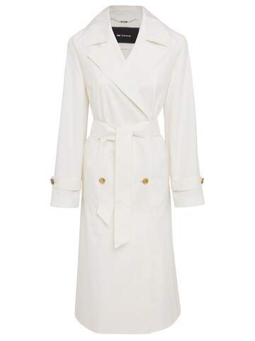 Kiton Coat Silk in white