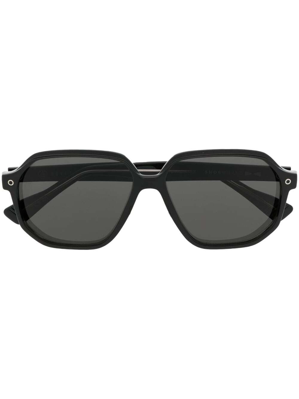 Snob Targa geometric-frame sunglasses - Black