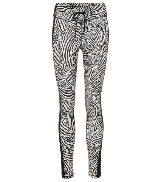 The Upside Yoga zebra-print leggings in black