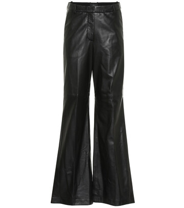 Joseph Tambo high-rise leather pants in black