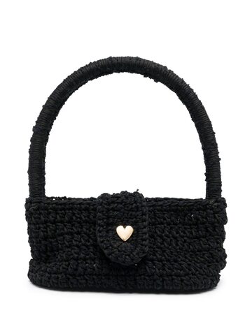 marco rambaldi knitted shoulder bag - black