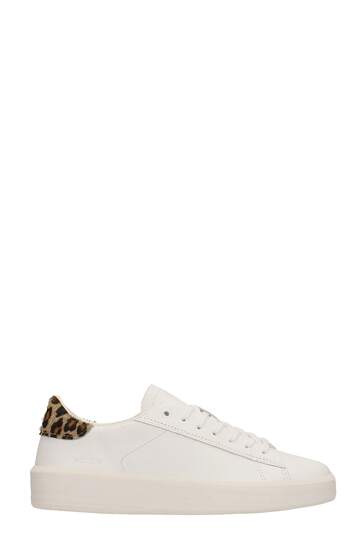 D.A.T.E. D.A.T.E. Ace Sneakers In White Leather