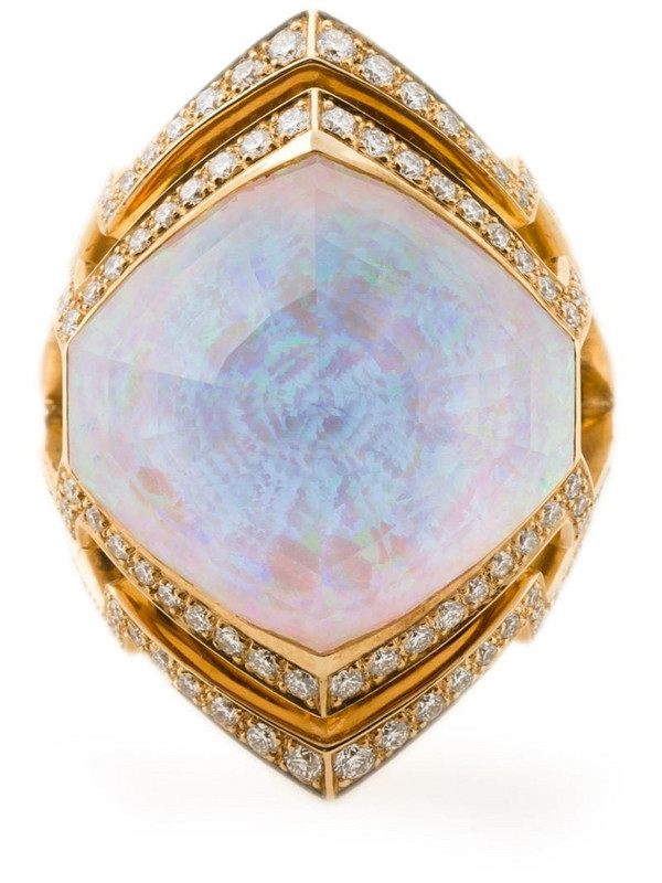 Stephen Webster small 'Crystal Haze' ring in metallic