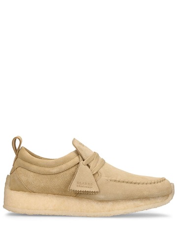 clarks originals maycliffe suede lace-up shoes