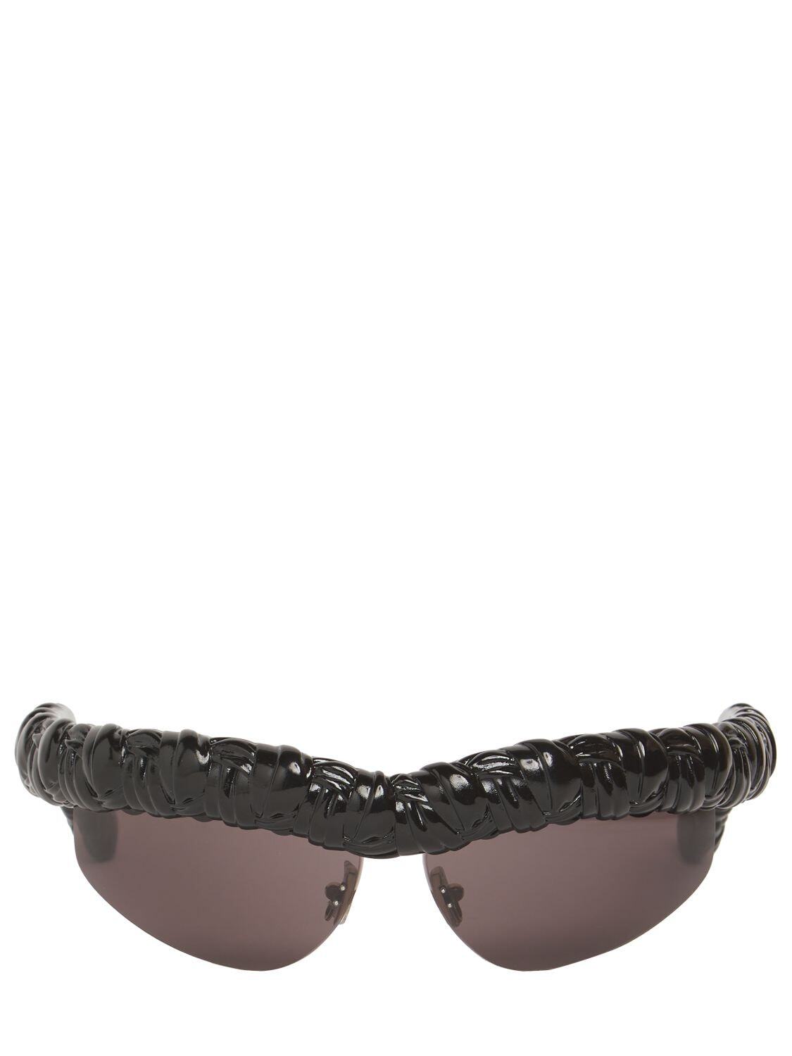 BOTTEGA VENETA Bv1209s Plastic Sunglasses in black