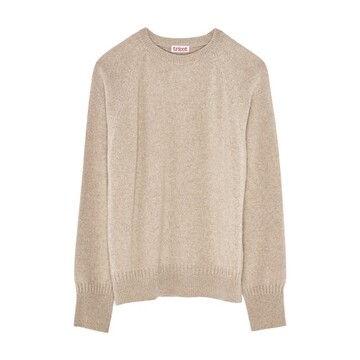 Tricot Recycled cashmere sweater in sand