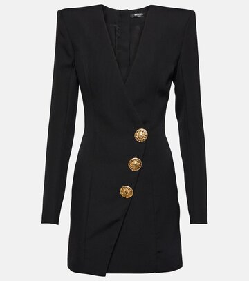 balmain blazer minidress in black